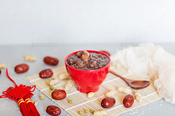 Chinese traditional food, Laba porridge. Breakfast cereals, healthy eating. Laba festival, Chinese - Stock Photo - Images