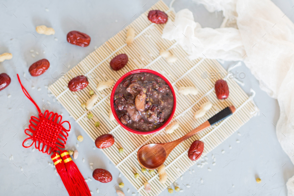 Chinese traditional food, Laba porridge. Breakfast cereals, healthy eating. Laba festival, Chinese - Stock Photo - Images
