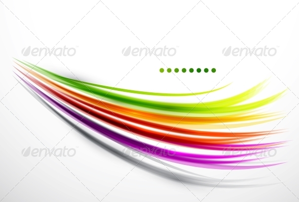 Colorful Wavy Lines - Backgrounds Decorative
