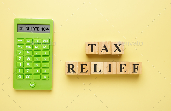 Calculate your tax relief - Stock Photo - Images