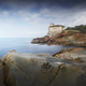 Boccale castle on the rocks. Livorno, Tuscany, Italy. Long exposure. - PhotoDune Item for Sale