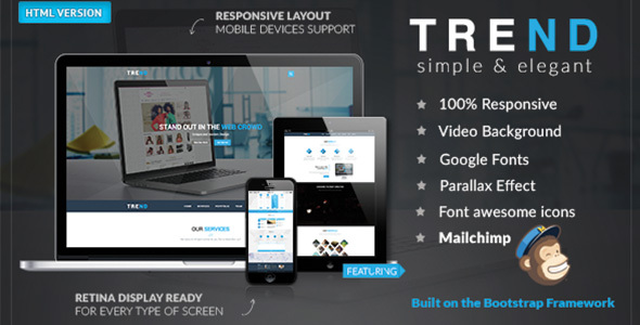 TREND – Multi-Purpose HTML Template