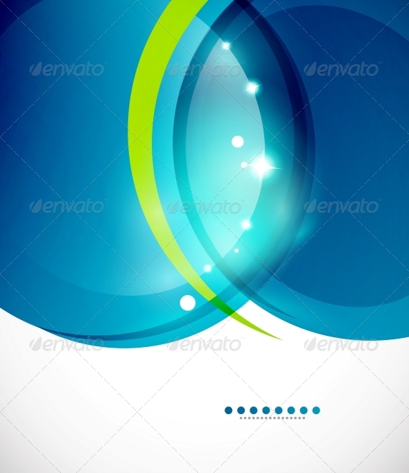 Detailed Blue Wavy Background - Backgrounds Decorative