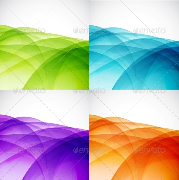 Wave Color Backgrounds - Backgrounds Decorative