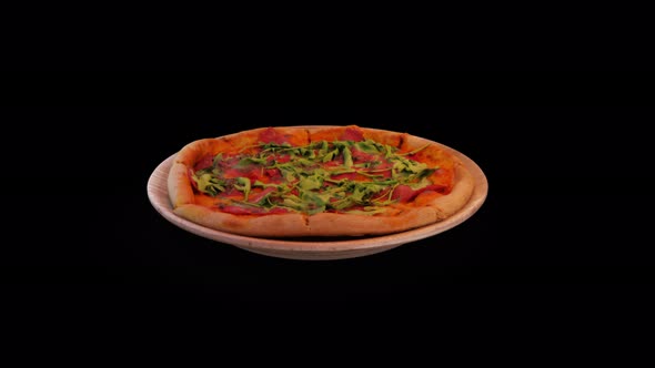 4K Original Pizza  with alpha  alt