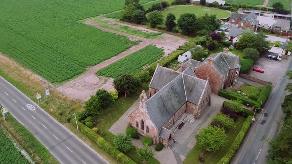 Drone Footage Around the Farm Estate and Planted Fields alt