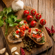 italian bruschetta with hot chili peppr caper garlic and oregano - PhotoDune Item for Sale