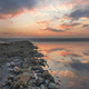 Panoramic view of the salt lake at sunset - PhotoDune Item for Sale