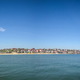 Panoramic view from the sea towards the resort village of Sauvignon - PhotoDune Item for Sale
