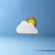 Cloudy Sunny Day Weather Icon Made of Clay - PhotoDune Item for Sale