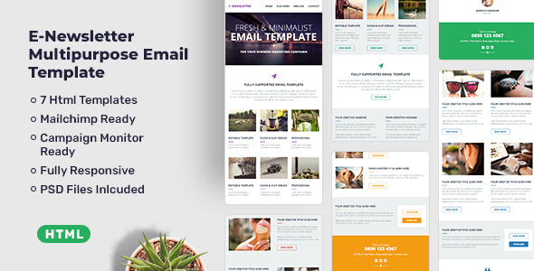 E-Newsletter - Multipurpose  Email Template