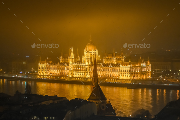 Parliament at Budapest - Stock Photo - Images