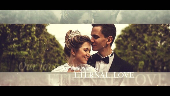 Wedding Slideshow | Emotional Love Story | Clean Cinematic Video Displays template preview