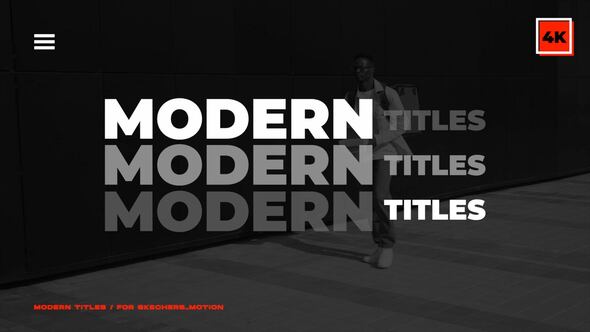 Modern Titles | After Effects