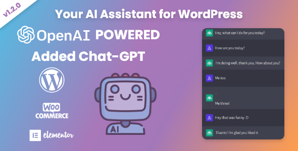 Your AI Assistant for WordPress - Easy Use OpenAI Services