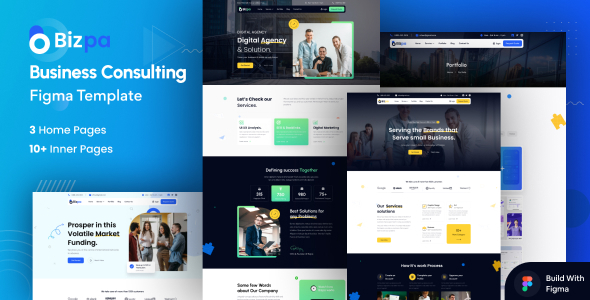 Bizpa - Business Consulting Figma UI Template