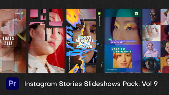 Instagram Slideshow Example Instagram Stories Slideshows Pack. Vol9 | Premiere Pro, Premiere Pro ...
