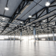 3D illustration. Interior of an empty warehouse. - PhotoDune Item for Sale