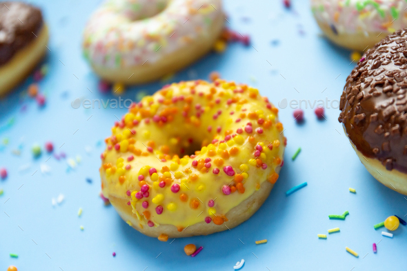 Colorful donut - Stock Photo - Images