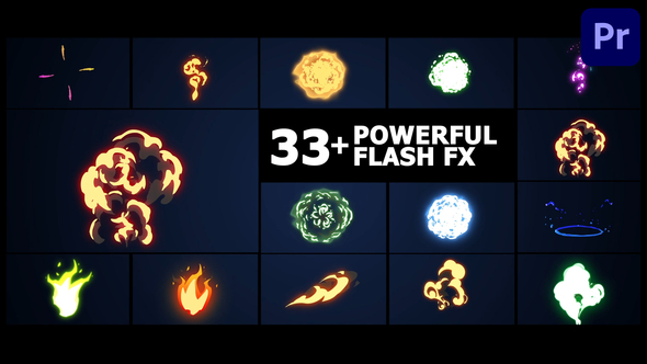 Powerful Flash FX Pack | Premiere Pro MOGRT
