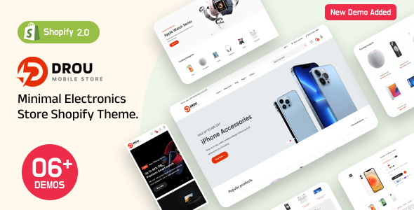 Drou – Electronics Store Shopify 2.0 Theme