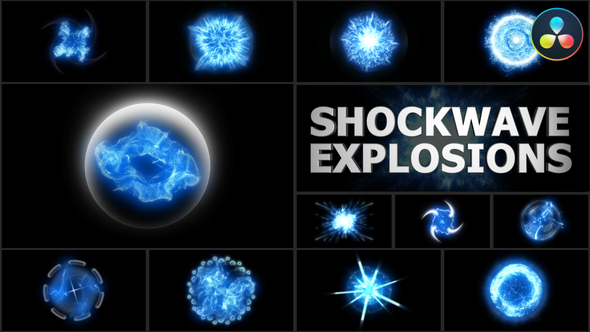 Energy Shockwave Explosions for DaVinci Resolve