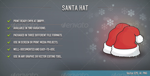 Santa Hat - Christmas Seasons/Holidays