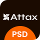 Attax - Tax Advisor & Financial Consulting PSD Template
