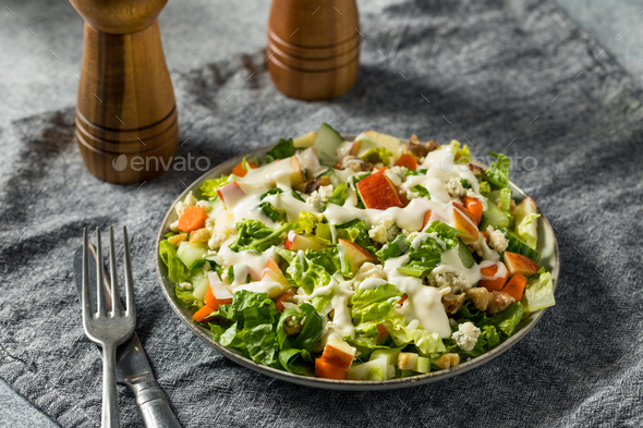 Homemade Healthy Blue Cheese Salad - Stock Photo - Images