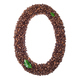 Number made with coffee beans on white background. Number 0 zero made of coffee and coffee cup - PhotoDune Item for Sale
