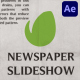 Newspaper Slideshow for After Effects - VideoHive Item for Sale