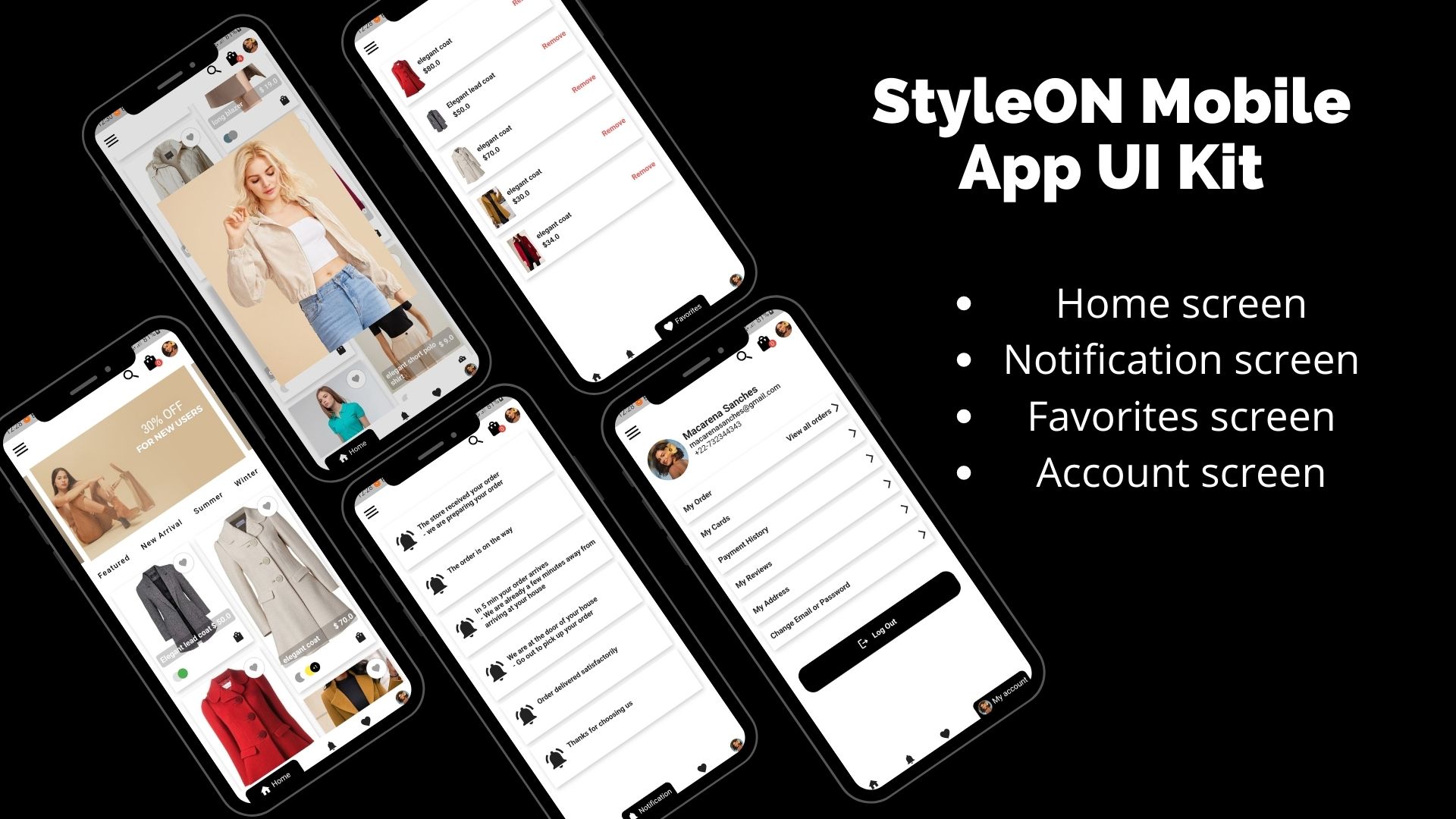 Flutter - UI KIT Template Shopping by Yeferson9825 | CodeCanyon