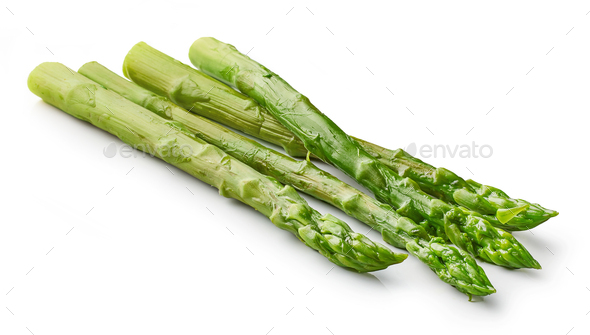 freshly boiled asparagus - Stock Photo - Images