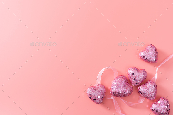 Simple valentine background - Stock Photo - Images