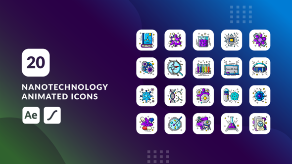 Nanotechnology Animated Icons | After Effects