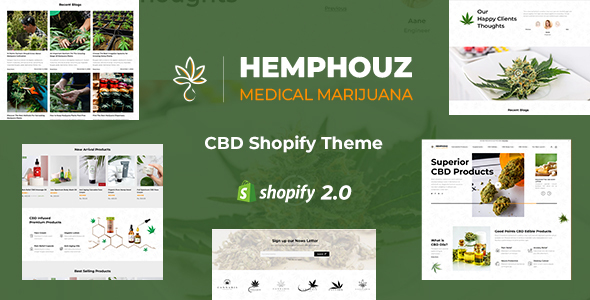Hemphouz – Medical Marijuana Shopify Theme
