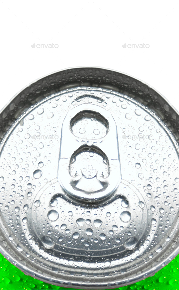Close up of Soda Can - Stock Photo - Images