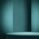 Minimal blue interior studio scene for product podium background - PhotoDune Item for Sale