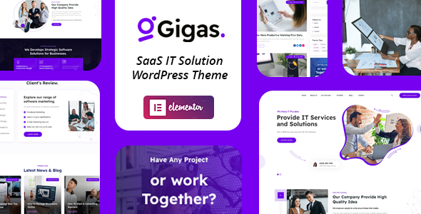 Gigas – SaaS WordPress Theme