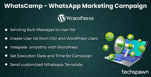 WhatsCamp  WhatsApp Marketing Campaign for WordPress