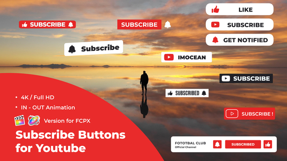 Subscribe Buttons for Youtube | FCPX