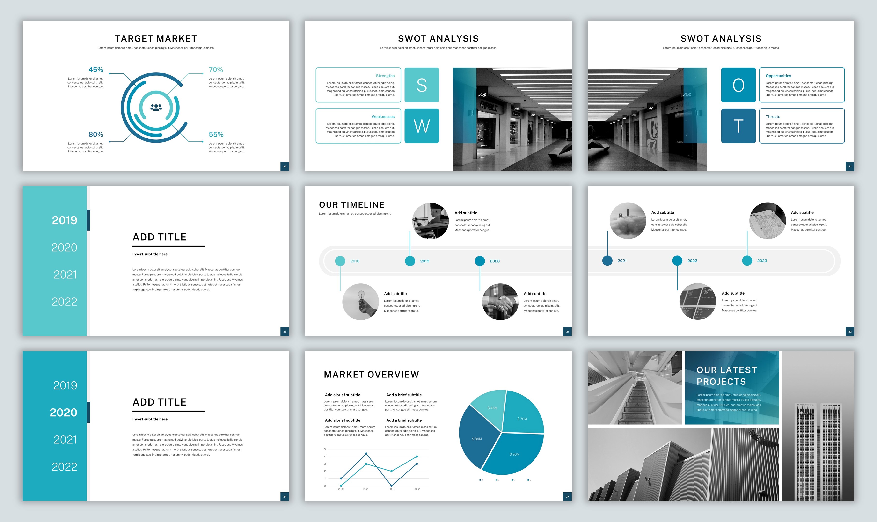 Modern Business Powerpoint Presentation Template - 2023 Premium 