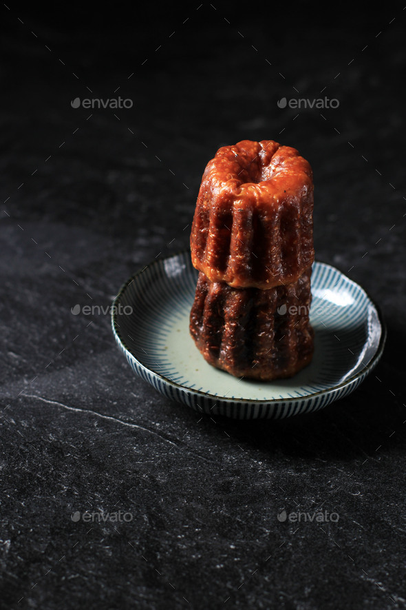 Canele or Cannele, French Pastry from Bordeaux. - Stock Photo - Images
