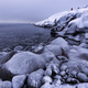 Trip to Teriberka. Winter landscape of Barents Sea. Kola Peninsula. Russia - PhotoDune Item for Sale