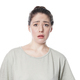 dumbfounded affronted young woman frowning with disbelief - PhotoDune Item for Sale