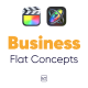 Business Flat Concepts For Final Cut Pro X - VideoHive Item for Sale