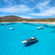 Aerial view of luxury yachts on blue sea at sunny day - PhotoDune Item for Sale