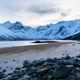 Beautiful panoramic view of fjord, beach and landscape near Tromso, Norway - PhotoDune Item for Sale