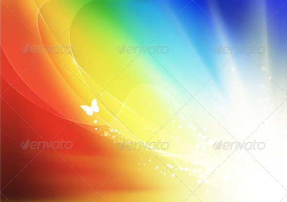 Summer Abstract Background - Backgrounds Decorative