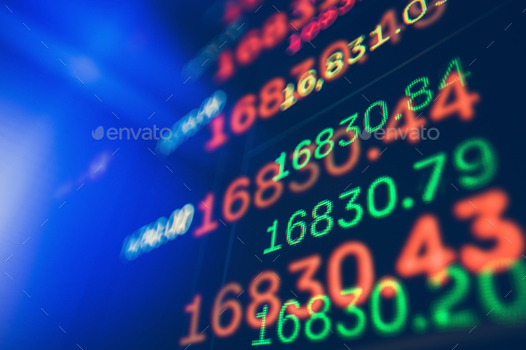 Stock and Cryptocurrency Trading Concept - Stock Photo - Images